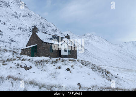 Glen Licht House, Glen Licht, Kintail, North West Highlands, Scotland, Regno Unito Foto Stock