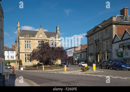 Devizes, un mercato comune nel cuore del Wiltshire, Inghilterra, Regno Unito Foto Stock