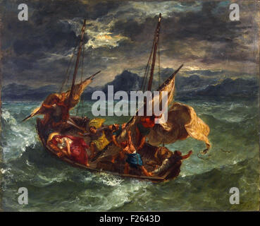 Eugène Delacroix - Cristo sul mare di Galilea 2 Foto Stock