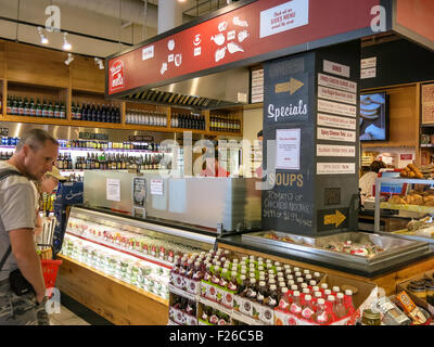 Murray è negozio di formaggio nel Greenwich Village di New York, Stati Uniti d'America Foto Stock