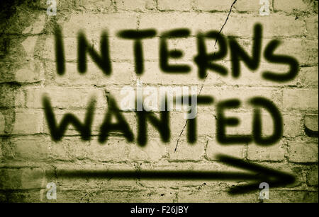 Offerta di stage Concept Foto Stock