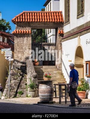 Città di Füssen, Ostallgaü, Baviera, Germania Foto Stock