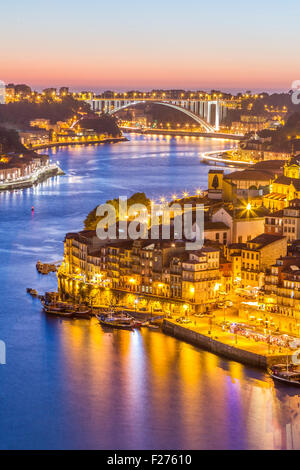 Immagine presa a Oporto, Portogallo Foto Stock