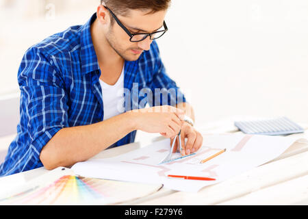 Libero professionista coinvolti nel lavoro Foto Stock