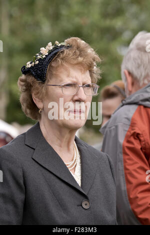 Stoke Bruerne, villaggio in guerra 1940 rievocazione. Esercito reenctor. © Scott Carruthers/ Foto Stock