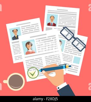 Concetto di Gestione delle Risorse Umane Illustrazione Vettoriale