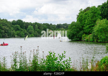 Parc de la Beaujoire Nantes FRANCIA Foto Stock