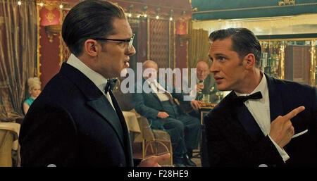 Legenda 2015 Universal Pictures film con Tom Hardy a sinistra come Ronald Kray Foto Stock