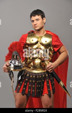 Ritratto di un legionario soldato Foto Stock