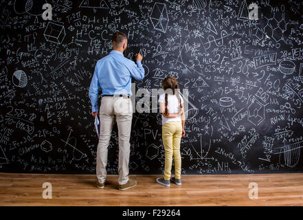 Studenti e insegnanti Foto Stock