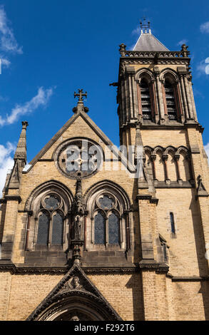 Una vista di San Wilfrid della cattolica Chiesa in York, Inghilterra. Foto Stock