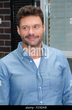 Ryan Seacrest promuovendo nuovi Fox mostra 'Knock Knock Live' dotata di: Ryan Seacrest dove: la città di New York, New York, Stati Uniti quando: 14 Lug 2015 Foto Stock