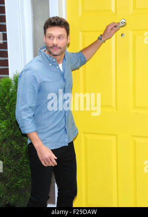 Ryan Seacrest promuovendo nuovi Fox mostra 'Knock Knock Live' dotata di: Ryan Seacrest dove: la città di New York, New York, Stati Uniti quando: 14 Lug 2015 Foto Stock