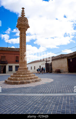 Rollo Jurisdicional, Boadilla del camino - Spagna Foto Stock