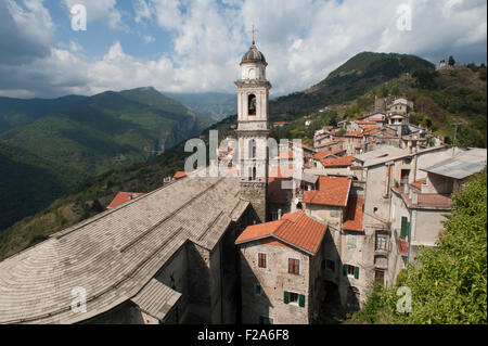 Borgo di Triora, Liguria, Italia Foto Stock