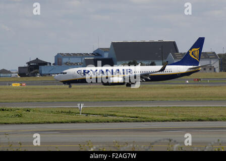 Kastrup.Copenhagen.Danimarca 15 settembre 2015  vari voli Interntional di atterraggio e di decollo a Copenaghen Interntional pista di aeroporto di Kastrup (foto di Francesco Giuseppe decano/Deanpictures) Foto Stock