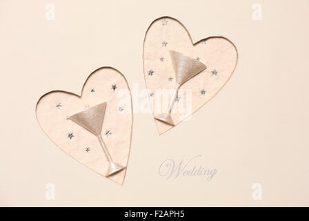 Wedding guest book sfondo astratto Foto Stock
