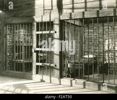 Vuoto cella di prigione (OLVI007 OU544 F) Foto Stock