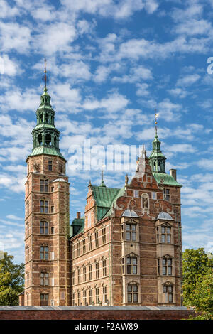 Il Castello di Rosenborg, Copenaghen, la regione della capitale della Danimarca, la Danimarca Foto Stock