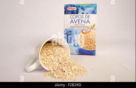 Fiocchi di avena Brüggen- copos de avena Brüggen Foto Stock