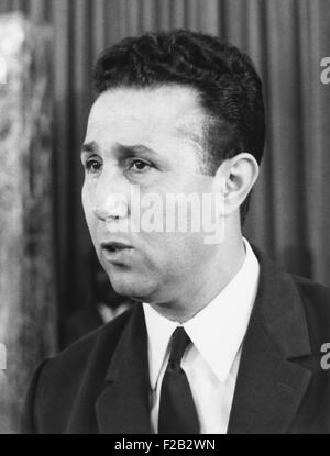 Il presidente algerino Ahmed Ben Bella è stato destituito dalla carica il 19 giugno 1965. Dopo meno di 3 anni in ufficio, egli è stato sostituito Foto Stock