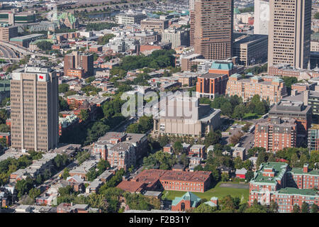 San Jean Baptiste distretto della città di Québec è raffigurato in questa foto aerea Foto Stock