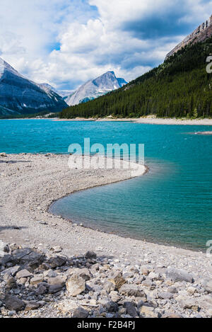 In alto lago Kananaskis, Kananaskis, Alberta, Canada Foto Stock