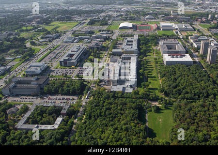 Universite Laval University è raffigurato in questa foto aerea nella città di Québec Foto Stock