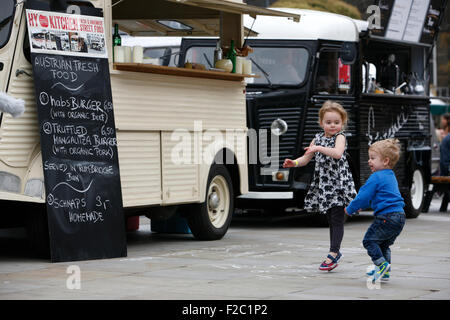 Il British Street Food Finals ,Leeds, Regno Unito. Foto Stock