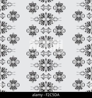 Vintage classico disegno vettoriale con arabe islamiche volute Illustrazione Vettoriale