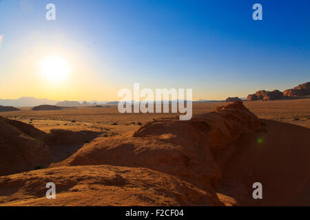 Pomeriggio nel deserto Arabico Foto Stock