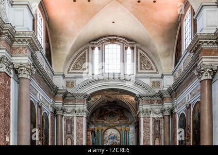 Dettaglio del transetto, Basilica di Santa Maria degli Angeli e dei martiri, Roma, Italia Foto Stock