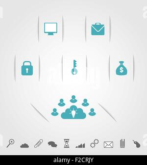 Il design moderno infographics modello di elemento Illustrazione Vettoriale