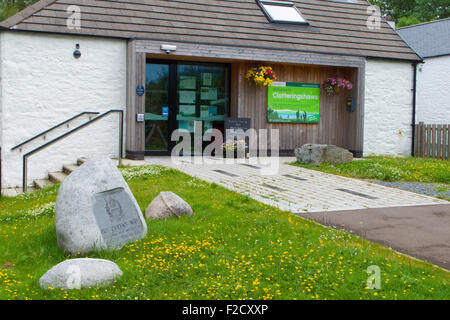 Clatteringshaws Visitor Center, Galloway Forest Park, Dumfries and Galloway, Scotland, Regno Unito Foto Stock