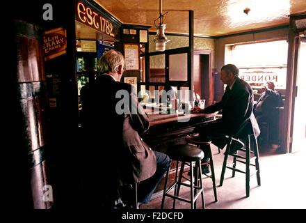 John Mulligan's, tradizionale pub irlandese citato in James Joyce breve storia, "controparti", Dublino, Irlanda Foto Stock