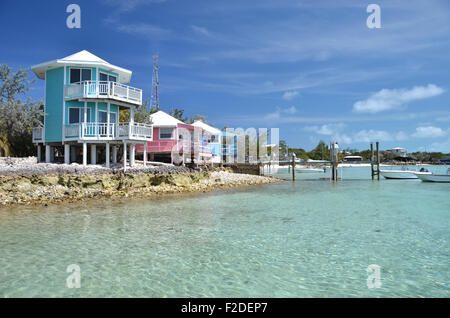 Staniel Cay Yacht Club. Exumas, Bahamas Foto Stock