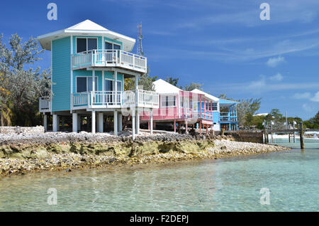 Staniel Cay Yacht Club. Exumas, Bahamas Foto Stock