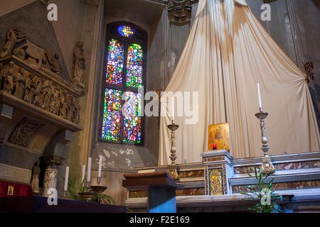 Interno del San Gottardo Chiesa di Milano Foto Stock