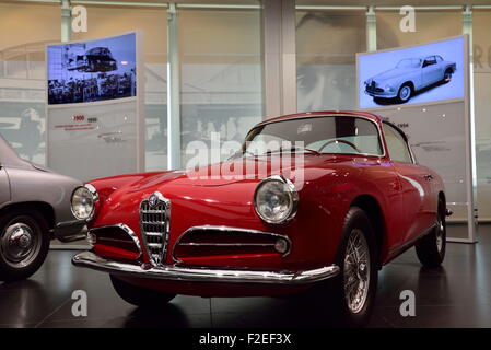 1952 Alfa Romeo Touring Superleggera 1900 Super Sprint 1952 all'Alfa Romeo museum di Arese. Foto Stock