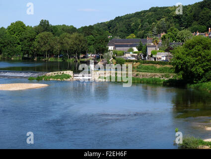 Savonnieres,fiume Cher, Indre-et-Loire,Val de Loire,Francia Foto Stock