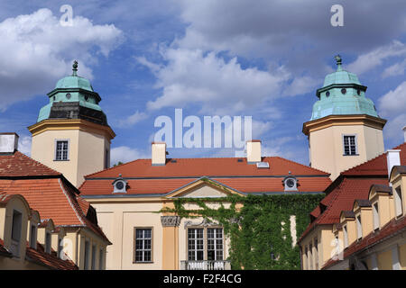 Il castello di Ksiaz, ex tedesco schloss fürstenstein walbrzych nelle vicinanze, waldenburg, Bassa Slesia, Polonia, europa Foto Stock