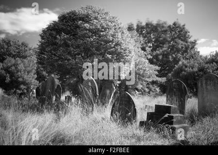 Una vista del cimitero di Kingston Foto Stock