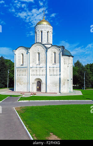 Cattedrale di San Demetrio (XII sec.), il Sito Patrimonio Mondiale dell'UNESCO, Vladimir Foto Stock