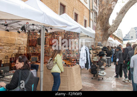 Le rocce domenica mercati in Sydney, area storica di Sydney, Nuovo Galles del Sud, Australia Foto Stock