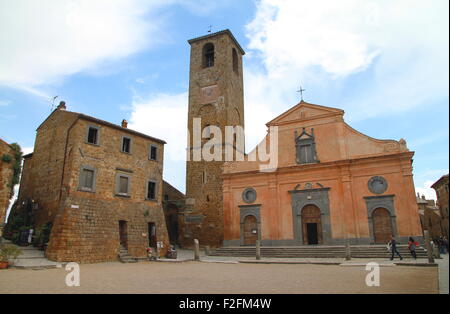 San Donato chiesa di Civita di Bagnoregio, Italia Foto Stock