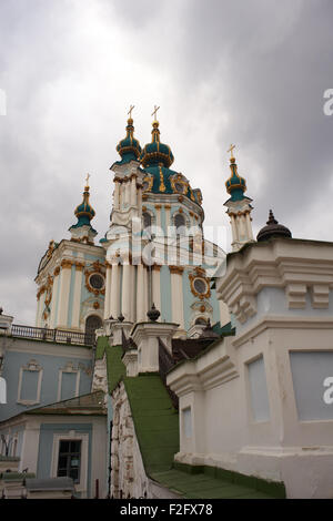 St. Andrew's Cathedral di Kiev, Ukranie Foto Stock
