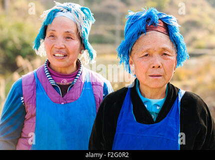 Miao donne, Guizhou, Cina Foto Stock