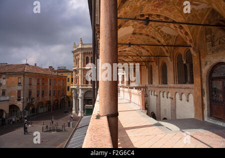 PADOVA, Italia - agosto, 28: Vista del Palazzo della Ragione il 28 agosto 2014 Foto Stock