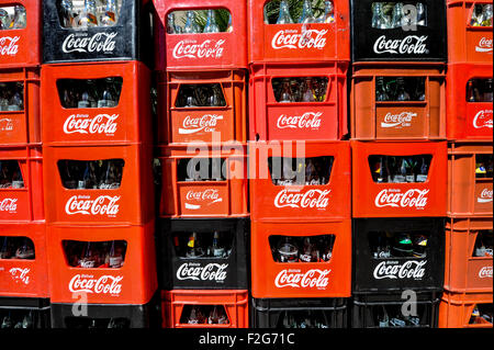 La consegna della Coca Cola-la entrega de Coca Cola Foto Stock