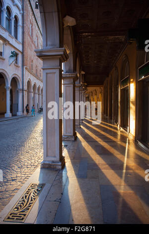 PADOVA, Italia - agosto, 24: Vista della strada di Padova il 24 agosto, 2014 Foto Stock